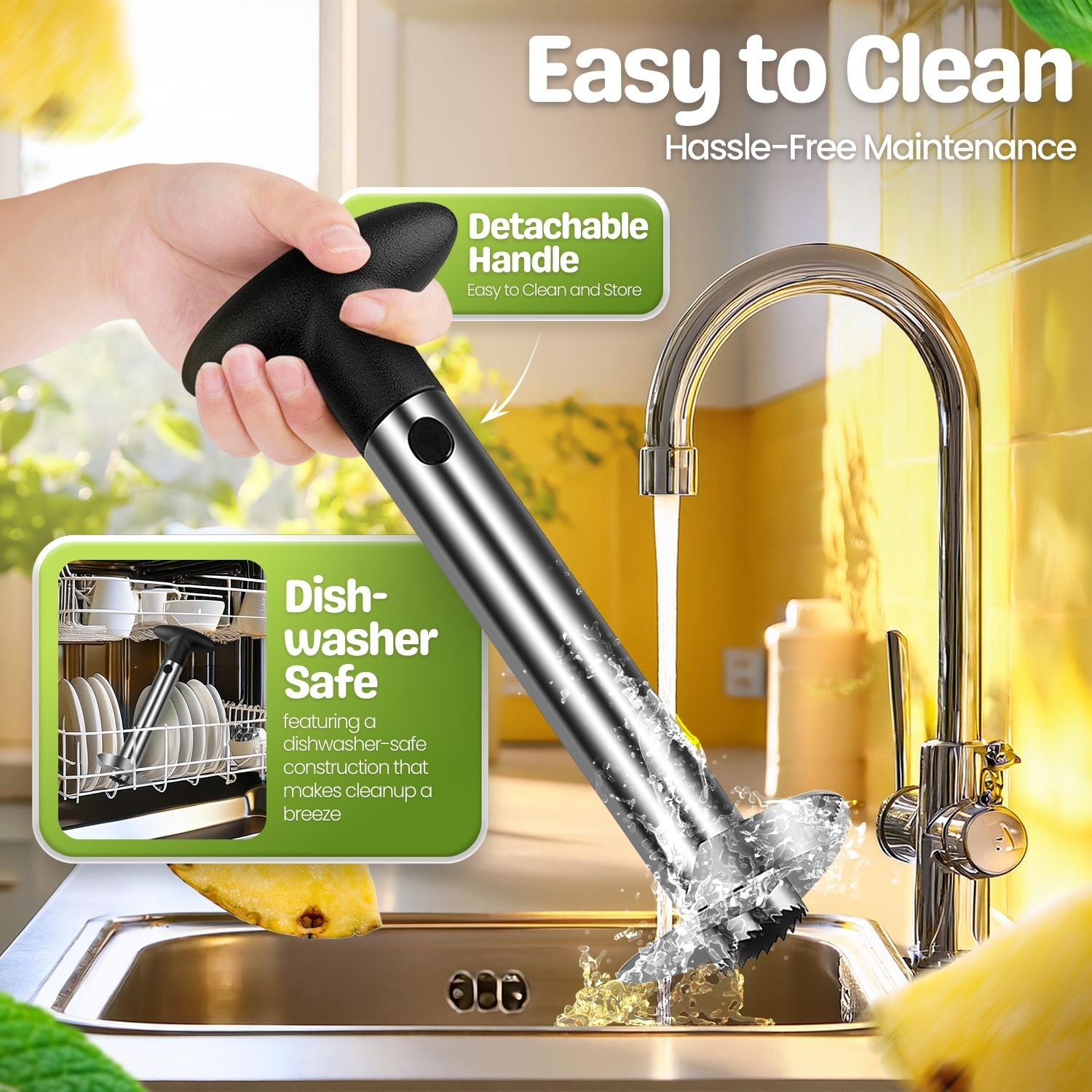 PERFECT SLICE EVERY TIME - Whether you're preparing for a family backyard park picnic, birthday or wedding party, this slicer tool is perfect for helping you get your fruit salad diced and ready! Ideal for a hostess gift or for tropically themed parties