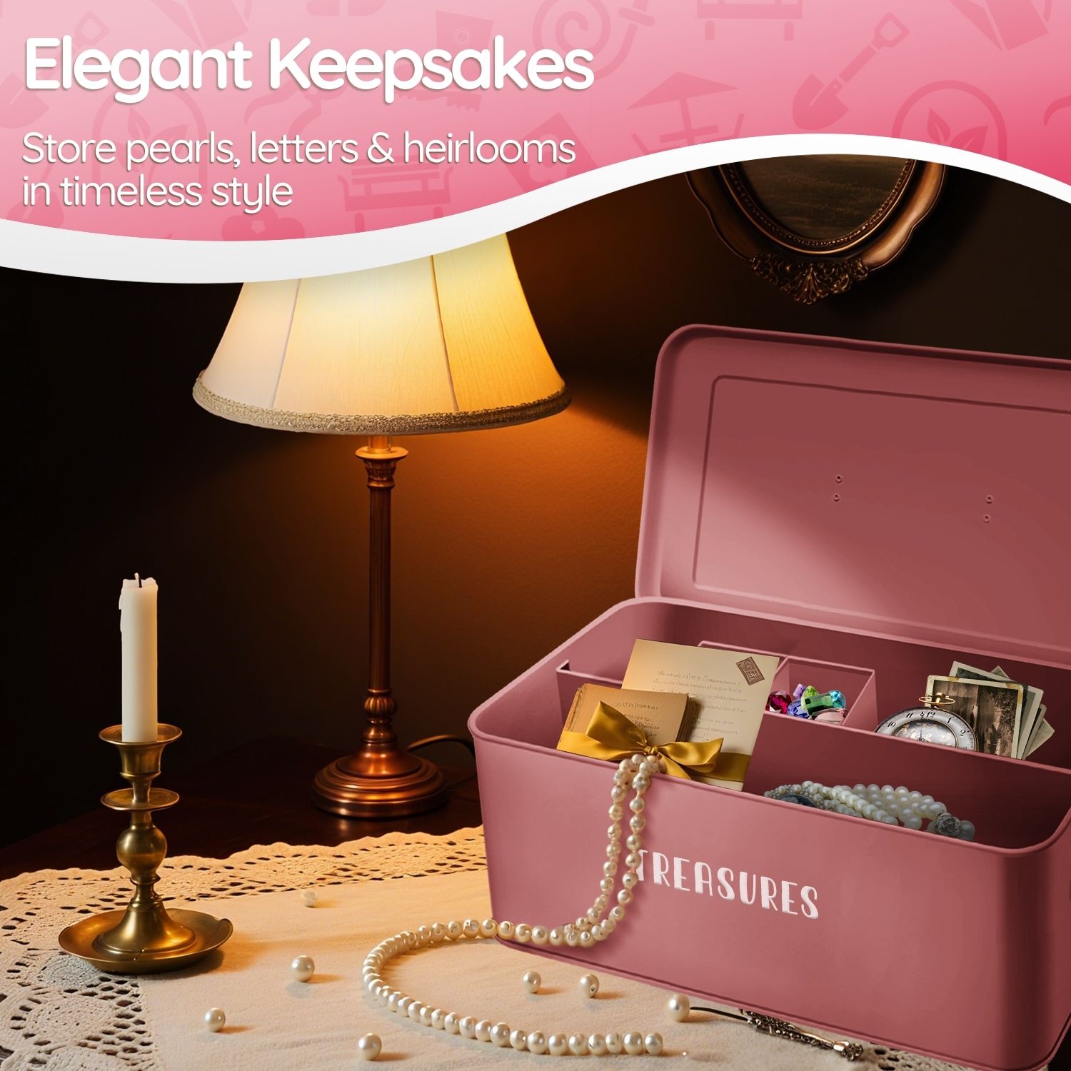 Removable Tray Design: This garden seed organizer features a dual-layer layout with a lift-out tray, a spacious bottom compartment, and is easy to carry—allowing you to separate seed types and tools for faster access and improved sorting