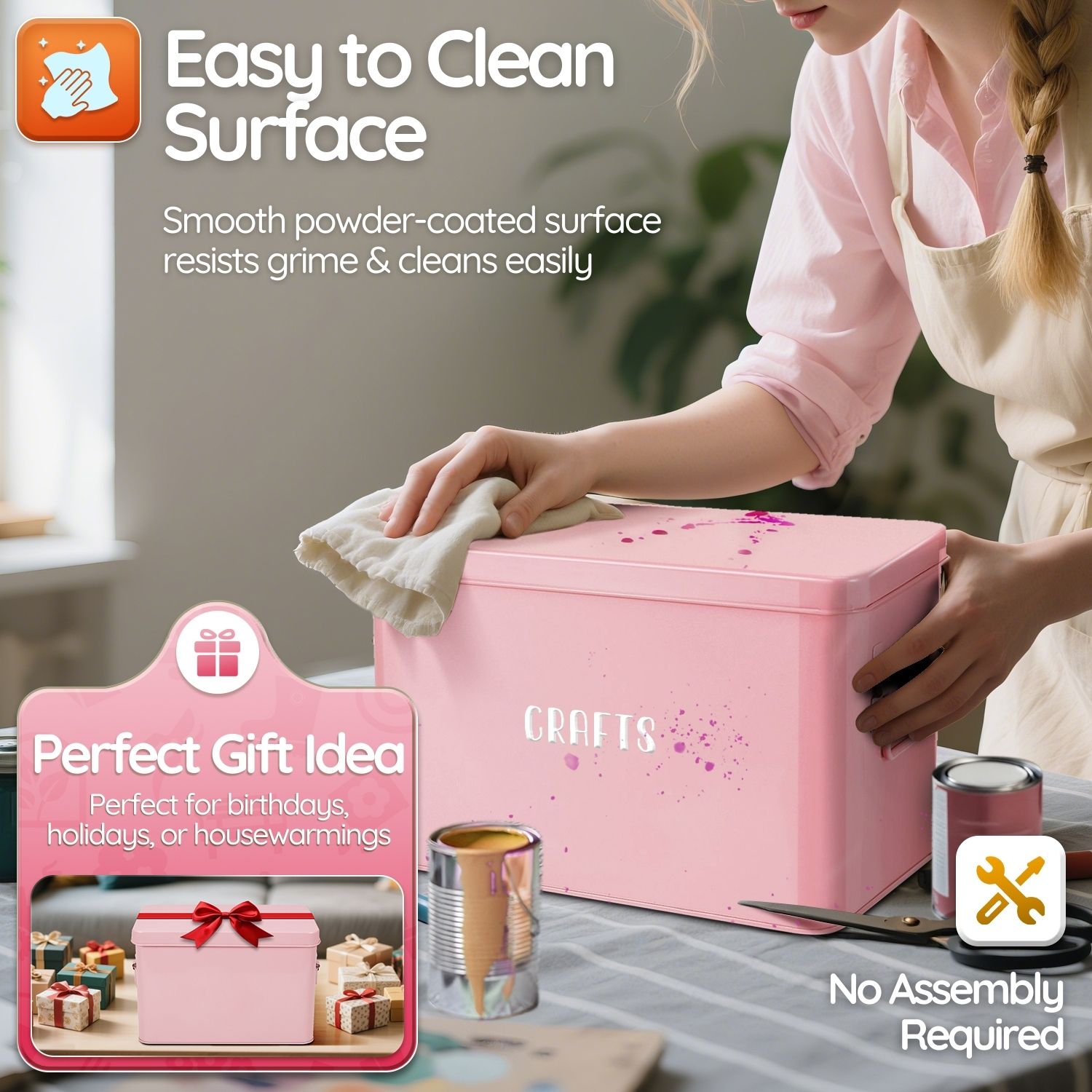 Efficient Storage Solution: This seed organizer storage box fits a variety of packet sizes; functions as a practical seed packet organizer to keep your collection neatly sorted and ready to use; also serves as a portable first aid kit for emergency essentials