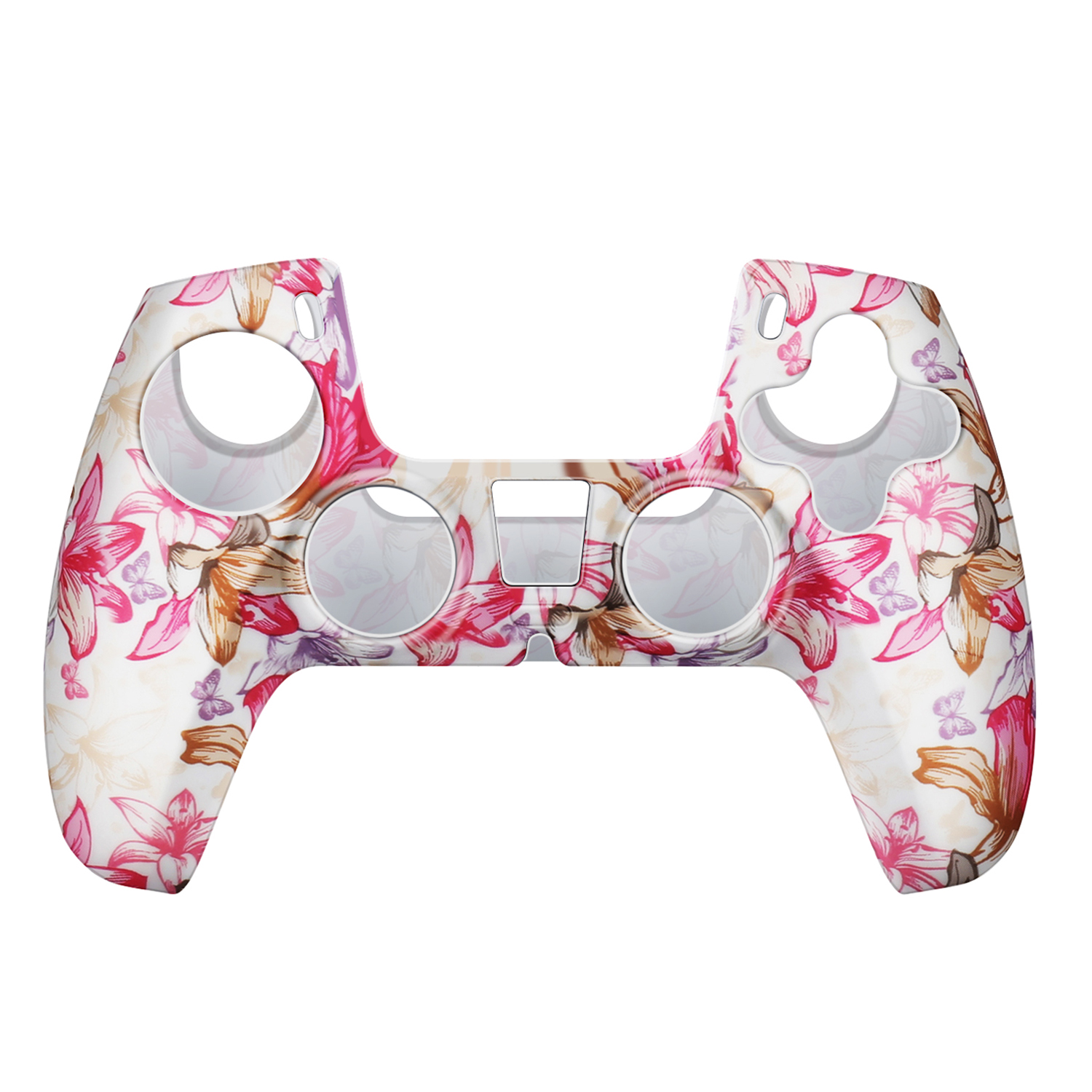 PS5 Silicone Controller Case, Pink PS5 Controller Skin with Thumb