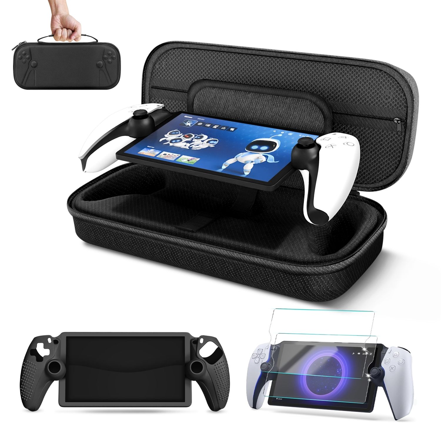 Aazon.co: HEYSTOP Carrying Case for PlayStation Portal Reote Player