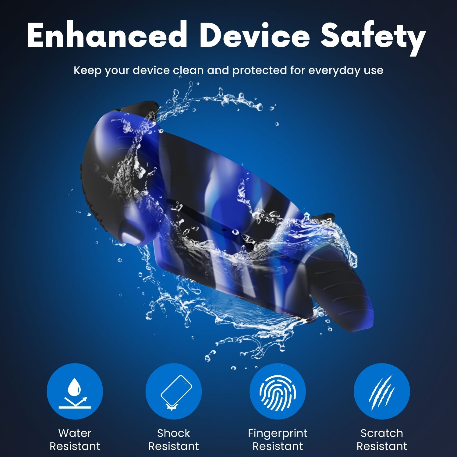 Enhanced Protection: This protective case for PlayStation Remote Player is crafted from high-quality silicone; our case offers excellent shock absorption, anti-fingerprint, and scratch resistance, ensuring your device remains pristine