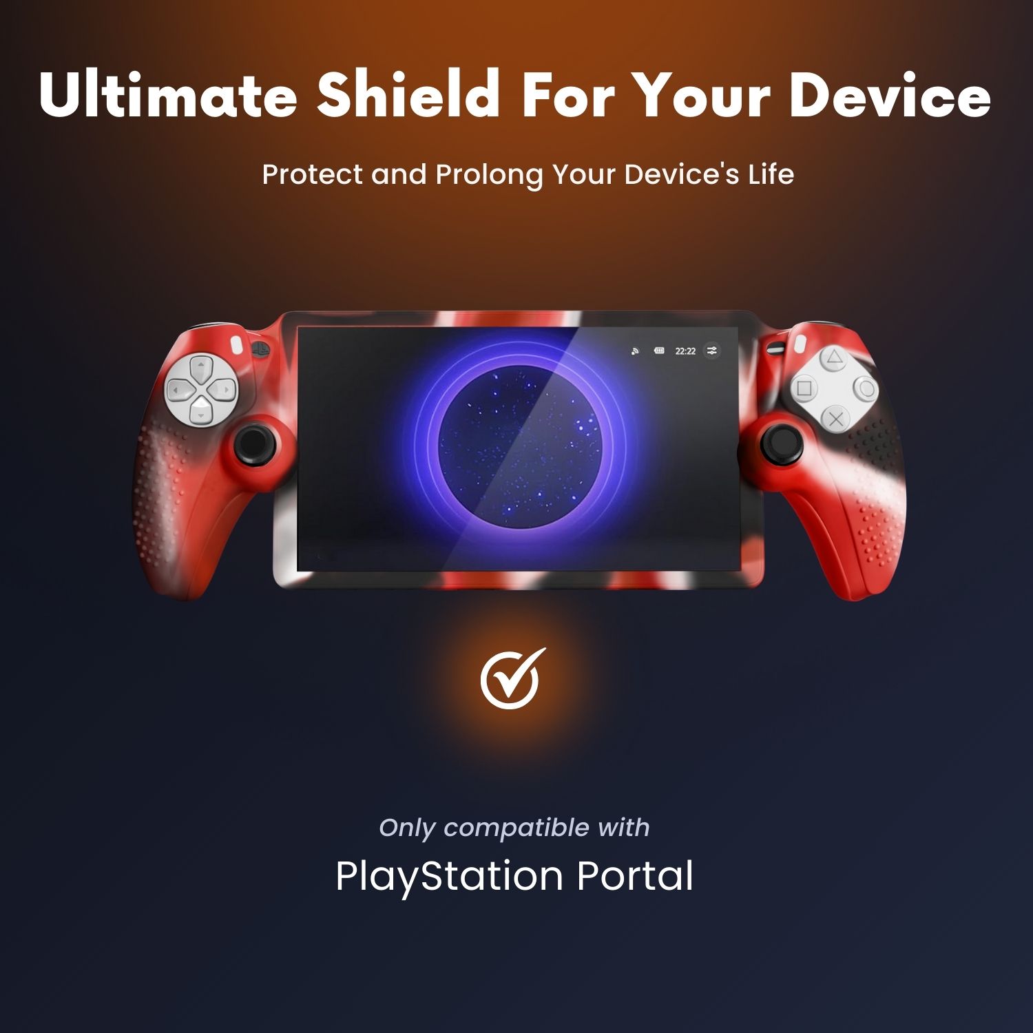 Tailored Fit: This is an exclusively designed silicone case cover for Playstation Portal Remote Player that offers a precise fit that does not hinder button access or signal connectivity