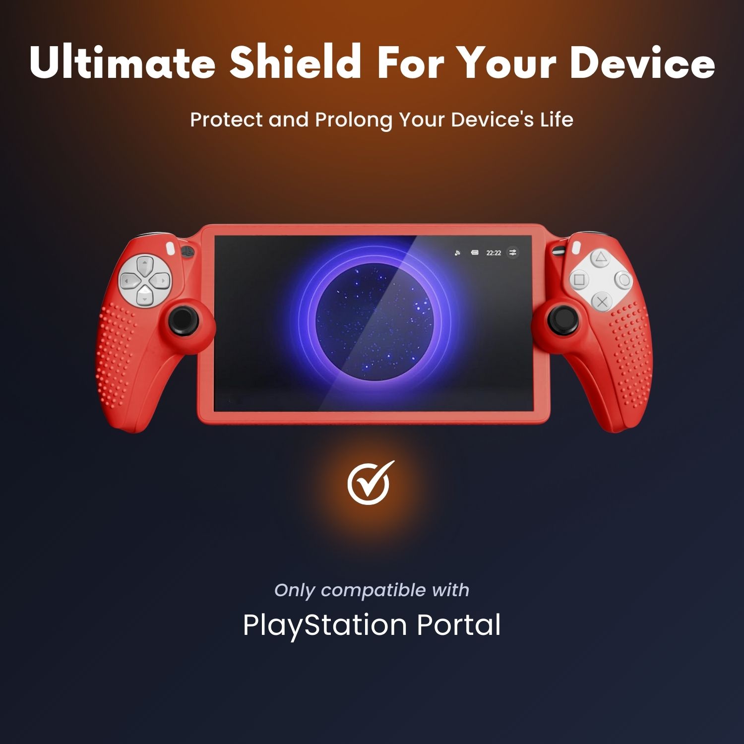 Tailored Fit: This is an exclusively designed silicone case cover for Playstation Portal Remote Player that offers a precise fit that does not hinder button access or signal connectivity