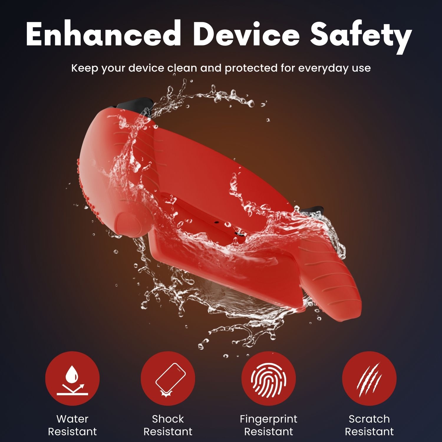 Enhanced Protection: This protective case for PlayStation Remote Player is crafted from high-quality silicone; our case offers excellent shock absorption, anti-fingerprint, and scratch resistance, ensuring your device remains pristine