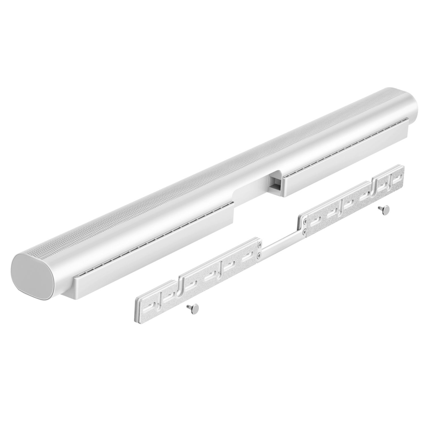 TNP Wall Mount Bracket Compatible with Sonos Arc Ultra and Sonos Arc Soundbar - Hidden Floating Hanging Style Design Sound Bar Mounting for Under TV Installation, Hardware Kit Included, White