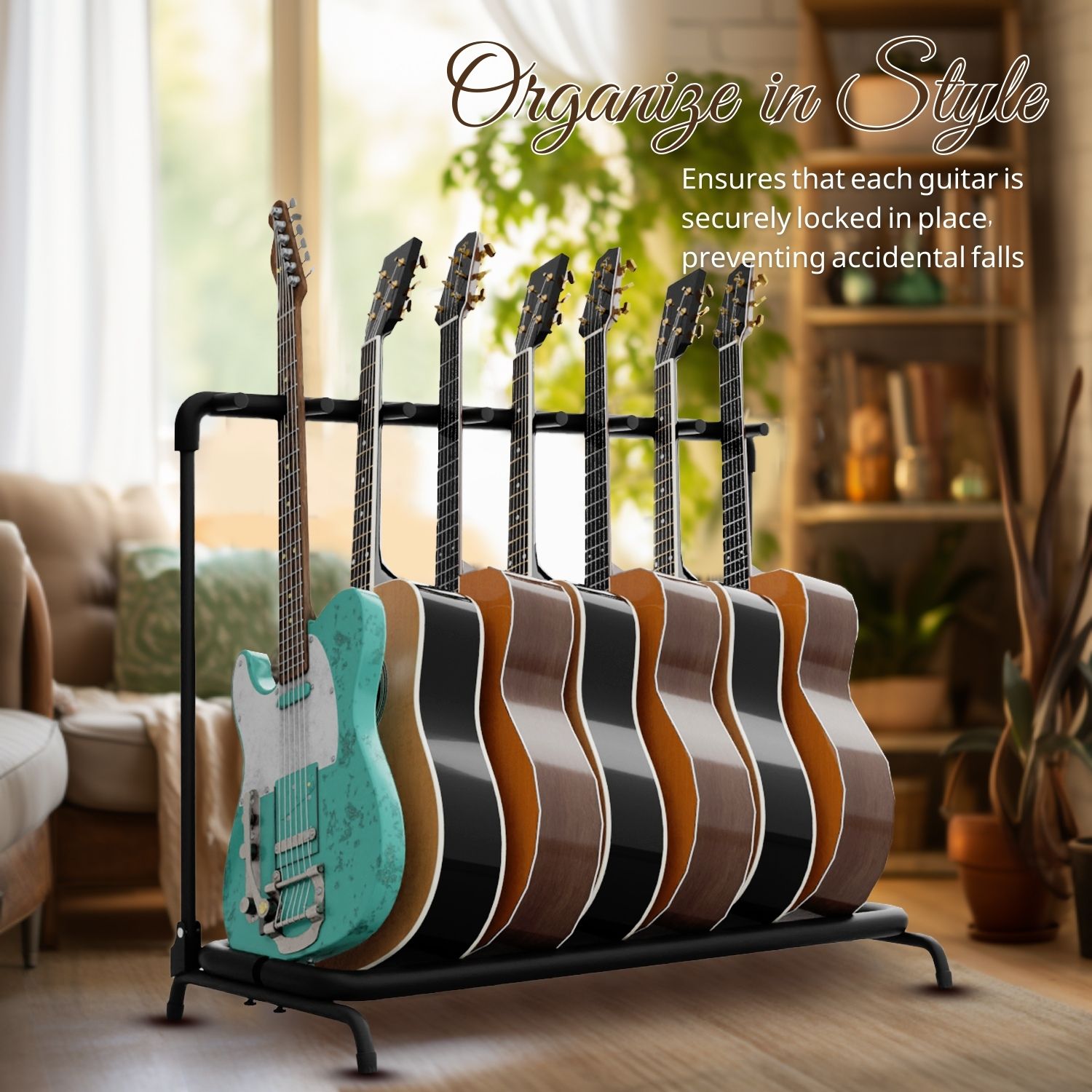 Easy Assembly and Pack Â– No additional tool is needed for setting up the rack; Can be assembled and dissembled in minutes and foldable/collapsible design for easier transport and storage; Highly portable and compact, perfect for musicians traveling without taking up too much space