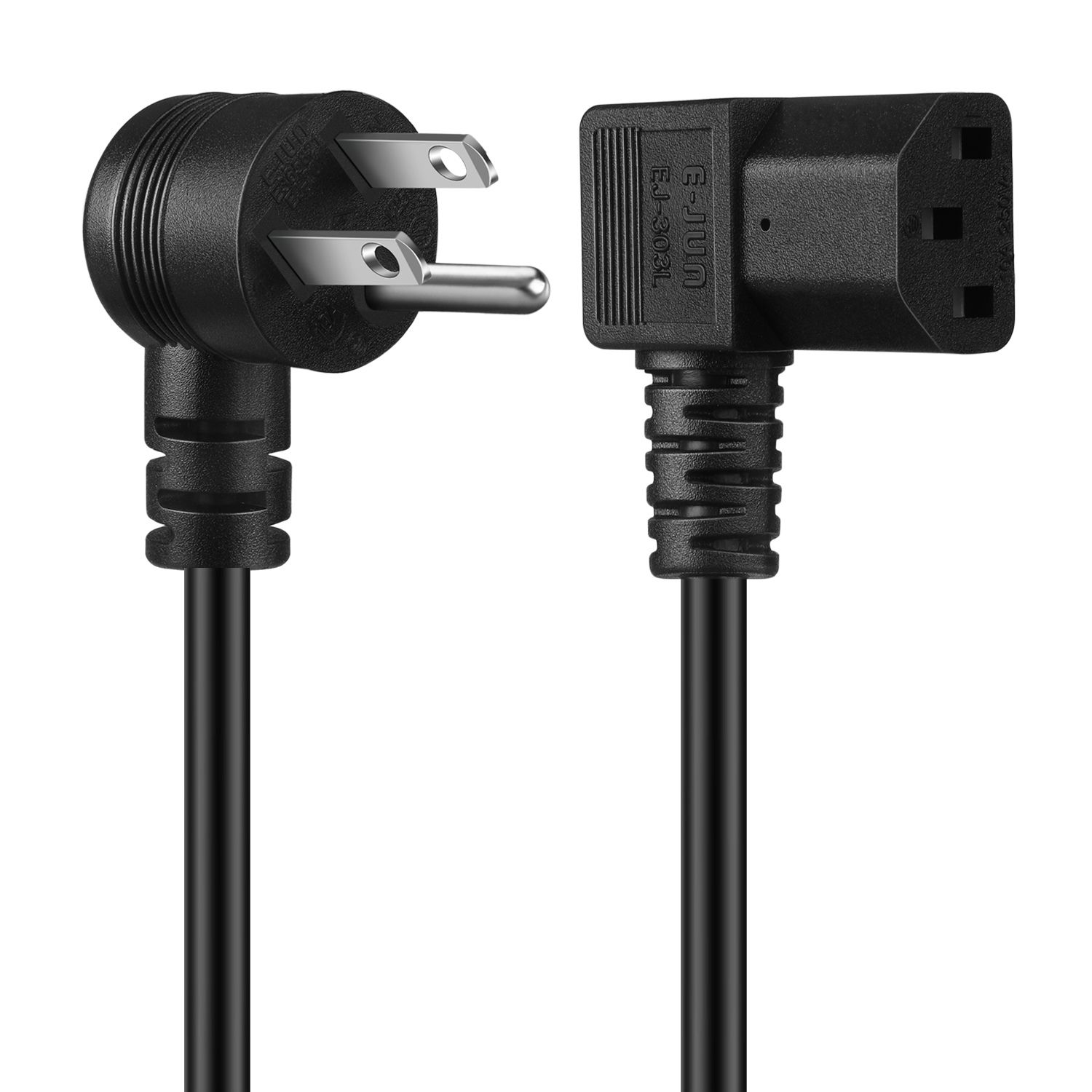 UL Listed high quality power cable fits electronic equipment and peripherals such as desktop monitor, HDTV, projector, laser printer and many more