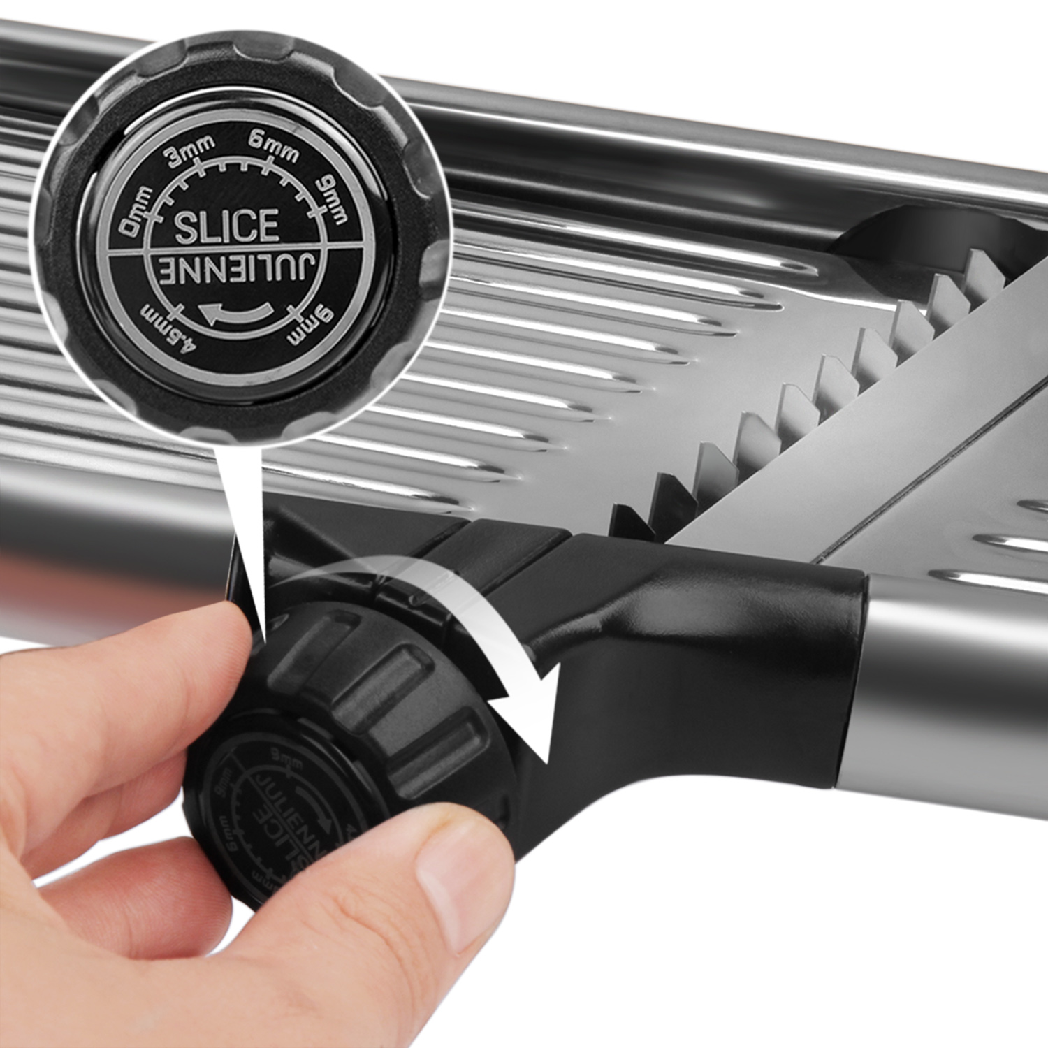 Mandoline Slicer Food Vegetable Onion Potato Chip Apple Zucchini Cutter Julienne eBay