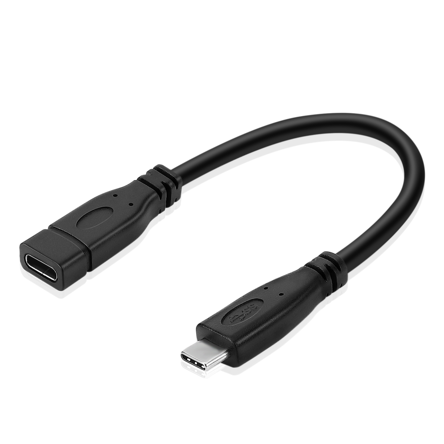 Mini USB 5PIN Female to Type-C USB-C 3.1 Male Data Adapter Cable extended Cord
