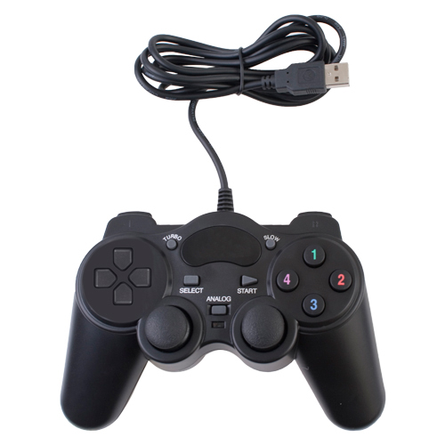 USB PC Computer Game Pad Dual Vibration Joy Controller  