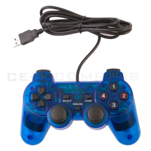 USB PC Computer Game Pad Dual Vibration Joy Controller  