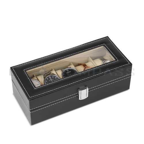 Slots Watch Jewelry Display Case Organizer Gift Box Storage 