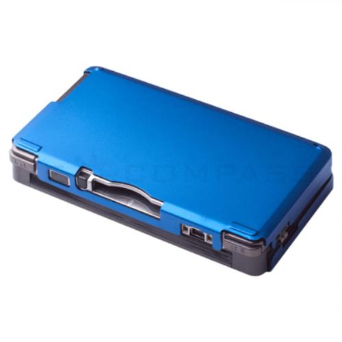 Dark Blue Aluminium Hard Shell Case Skin Cover for Nintendo 3DS XL Ll
