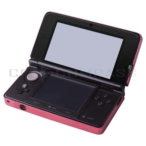 Red Aluminum Hard Case Cover For Nintendo 3DS  