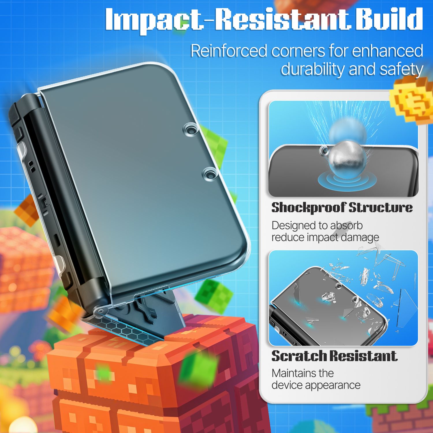 Clear Crystal Hard Shell Protective Case Cover for New 2015