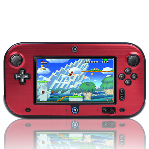 Hard Aluminium Pc Case Cover Skin For Nintendo Wii U Gamepad Controller Red Ebay