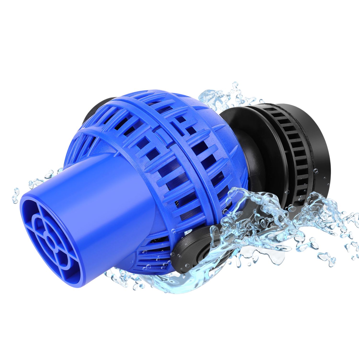 Submersible Wave Maker 360 Degree Circulation Pump w/ Magnetic Mount & Adjustable Flow Rate For Aquarium Fish Marine Coral Reef Tank Pools Fresh Salt Water -1600Gph