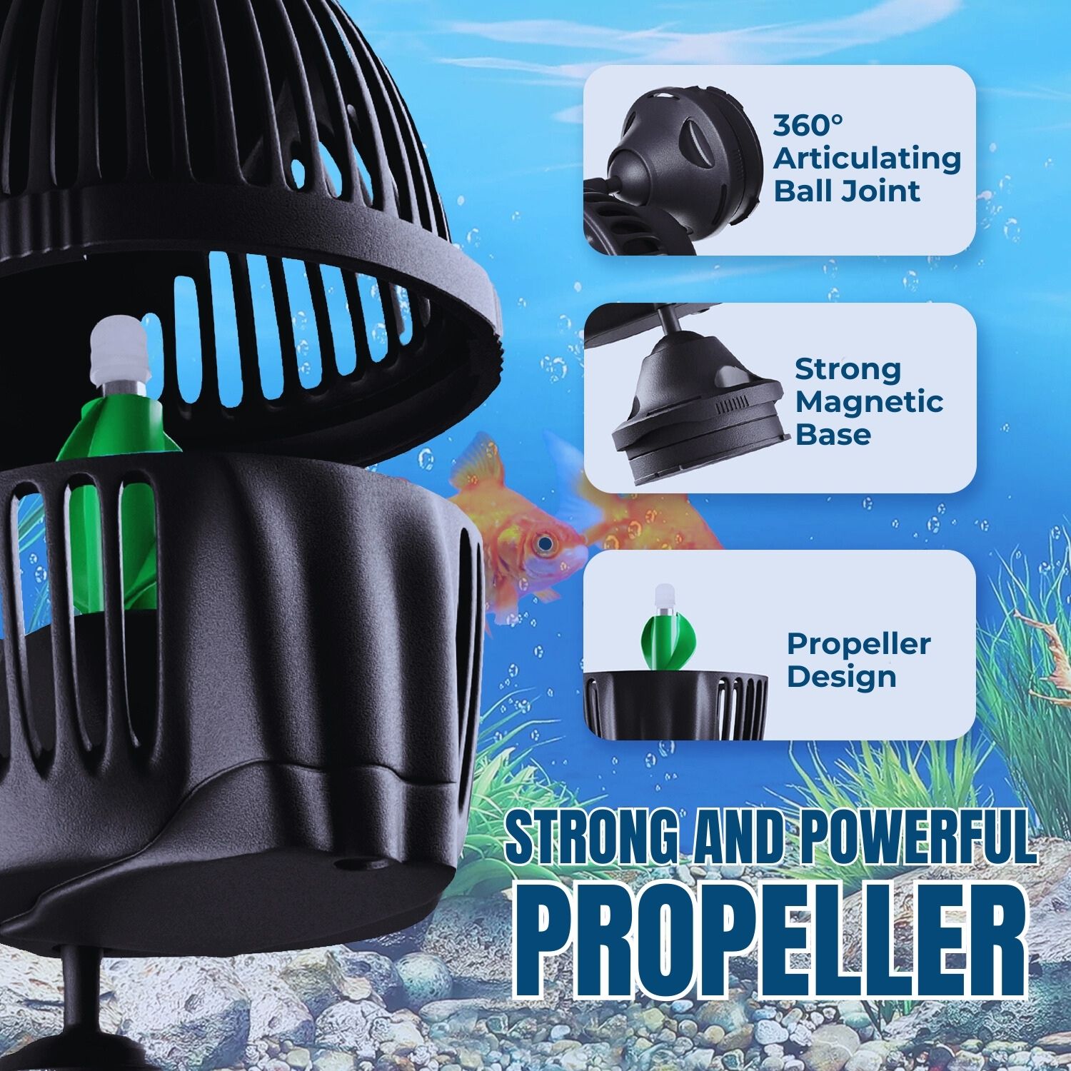 Circulation Pump Wave Maker 1300 GPH Aquarium Reef Powerhead