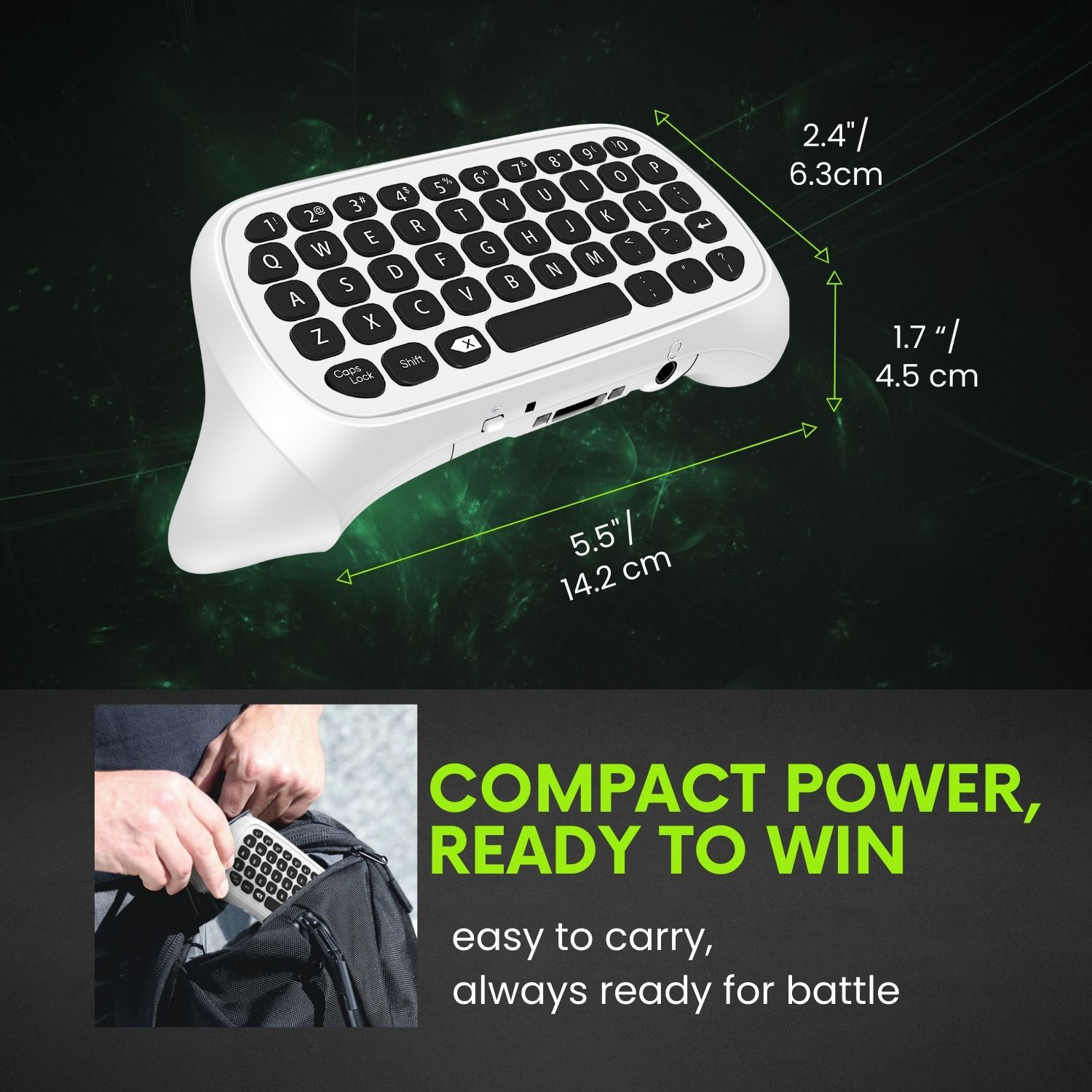 Power Efficiency Unleashed: This One X chat pad attachment accessory draws power straight from your controller, eliminating the need for additional charging cables