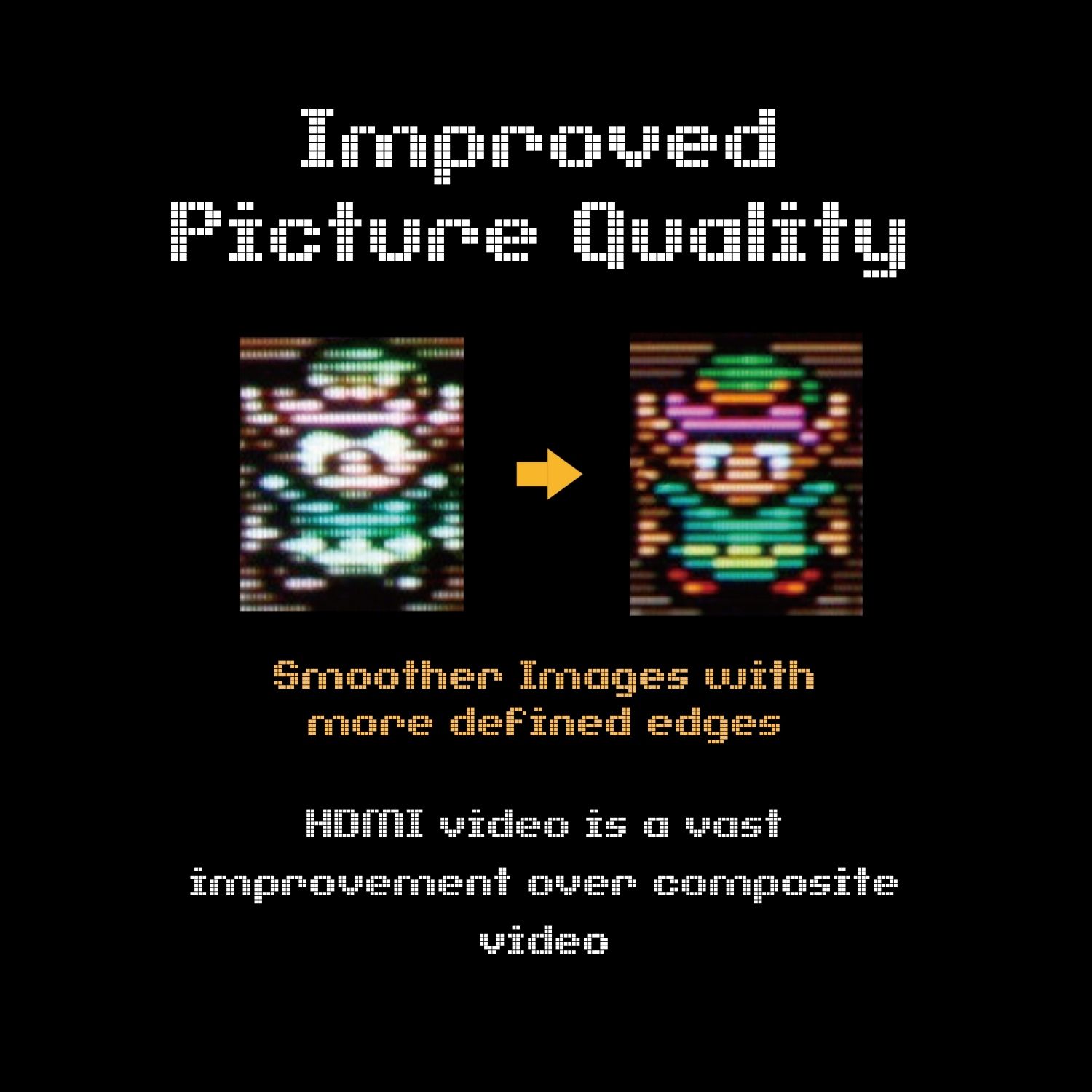 Impressive Picture Quality - Compatible with Xbox Original video signal to modern HDTV. You can now enjoy more vivid graphics and brighter colors on a bigger screen for up to 720p resolution. NOTE: DC 5V,1A power source is required, USB power cable is INCLUDED