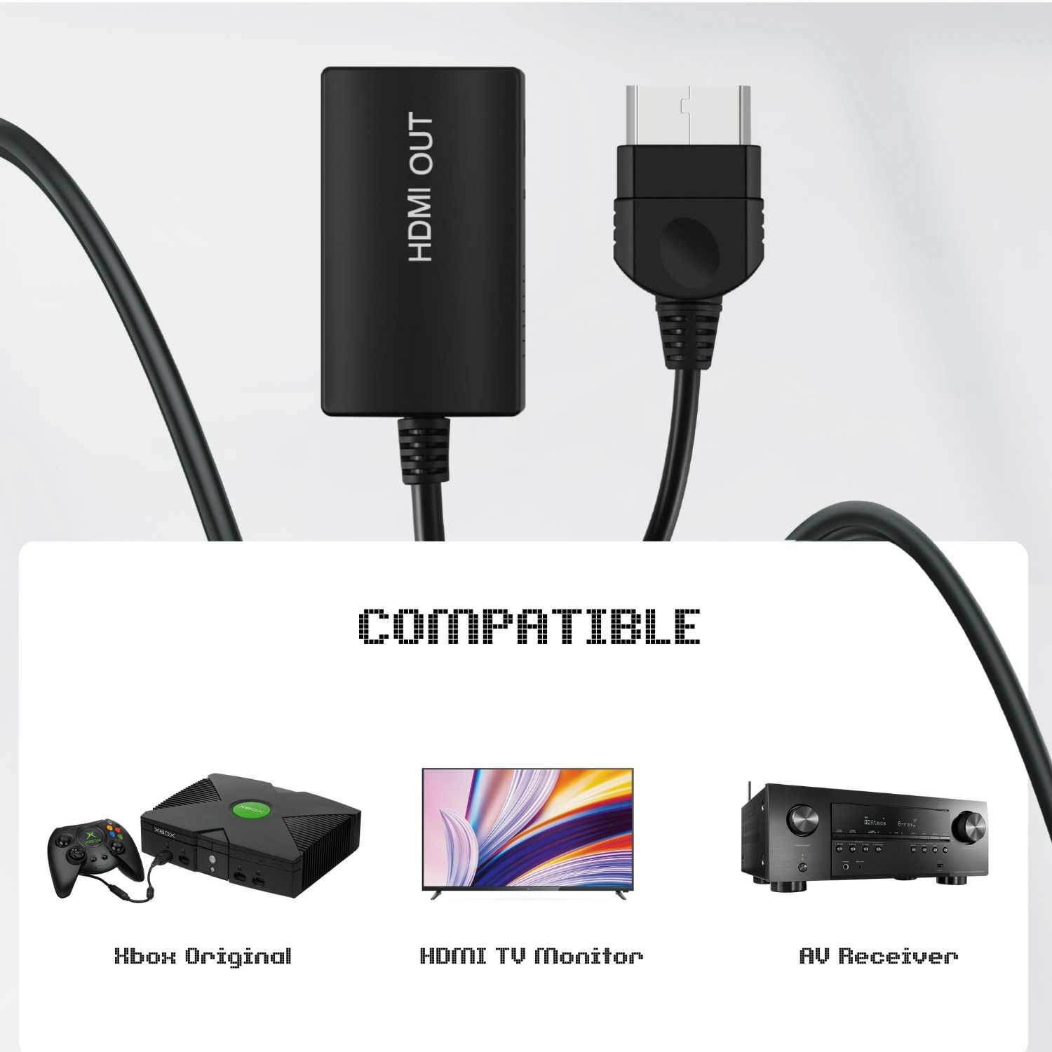 Ultra-Fast Transmission - The console cable has a built-in chip for high-precision processing of color and resolution. Transfers video signal in digital HDMI format without blur, fuzzy lines, or lag