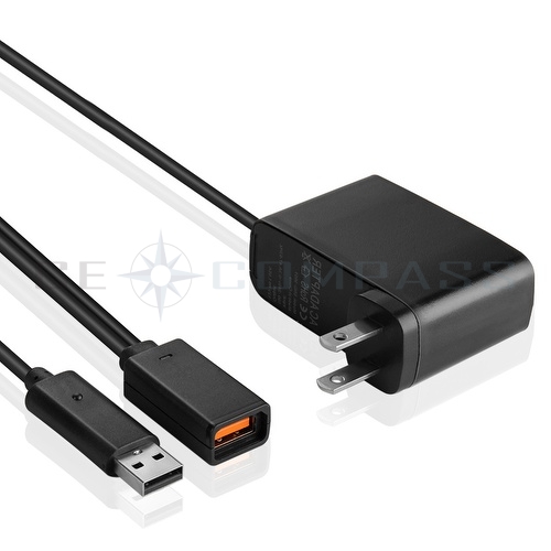 NEW Power Supply Adapter USB Cable FOR Xbox 360 Kinect  