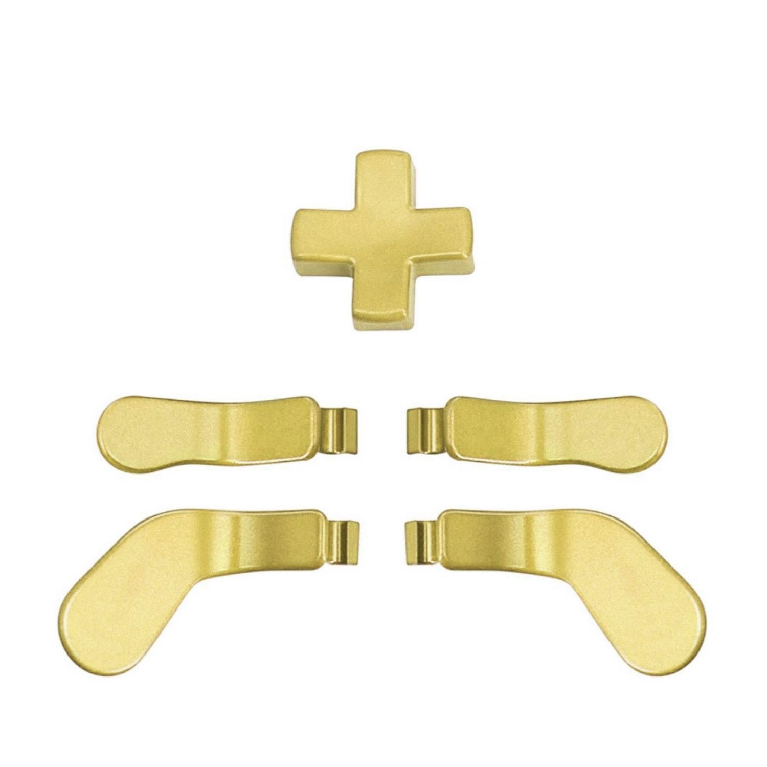 TNP 5 in 1 Elite Controller Paddles for Xbox One Elite Series 2 - Replacement Metal Stainless Steel Paddles Trigger & D-Pad Parts Accessories Compatible with Xbox Elite Controller Series 2 Core, Gold