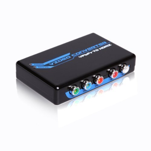 Component Video YPbPr 3 RCA + Stereo Audio To HDMI Converter